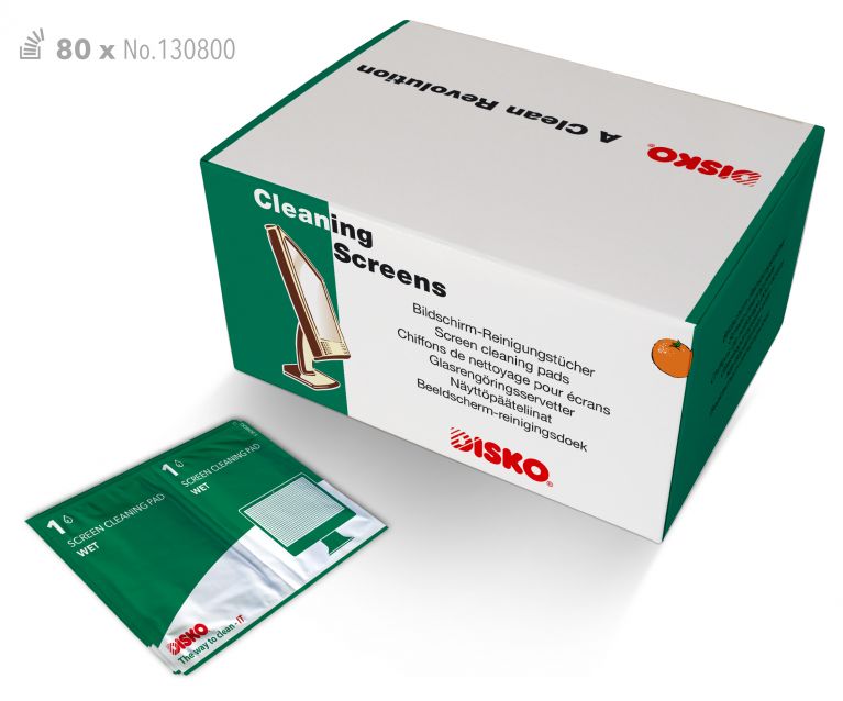 Screen cleaning cloths – with highly active substances, streak-free cleaning without final drying process